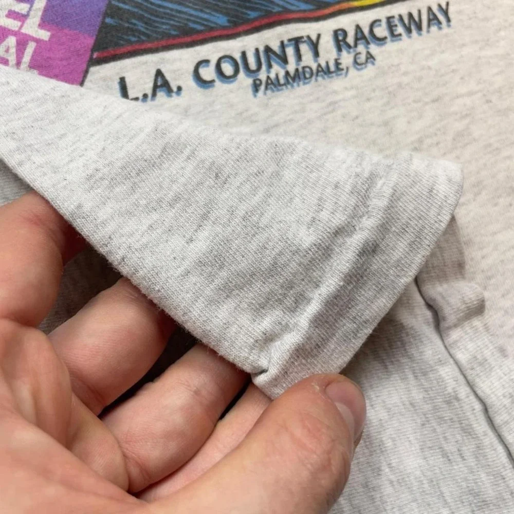 VTG 1995 Belton Nitromania‎ Top Fuel Dragster Invitational racing tshirt L USA